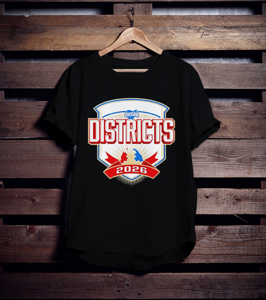 OHSAA 2026 Boys Wrestling Districts T-Shirt