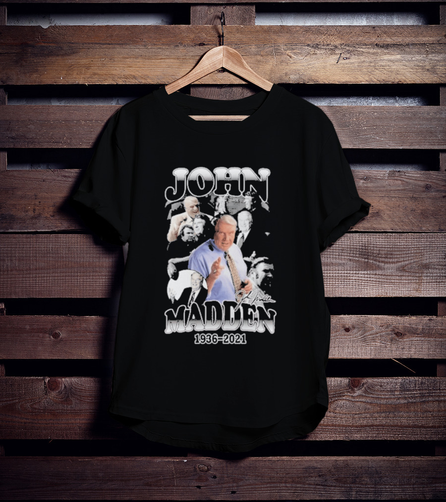 John Madden 1936 2021 Tribute Kenneth Walker T-Shirt
