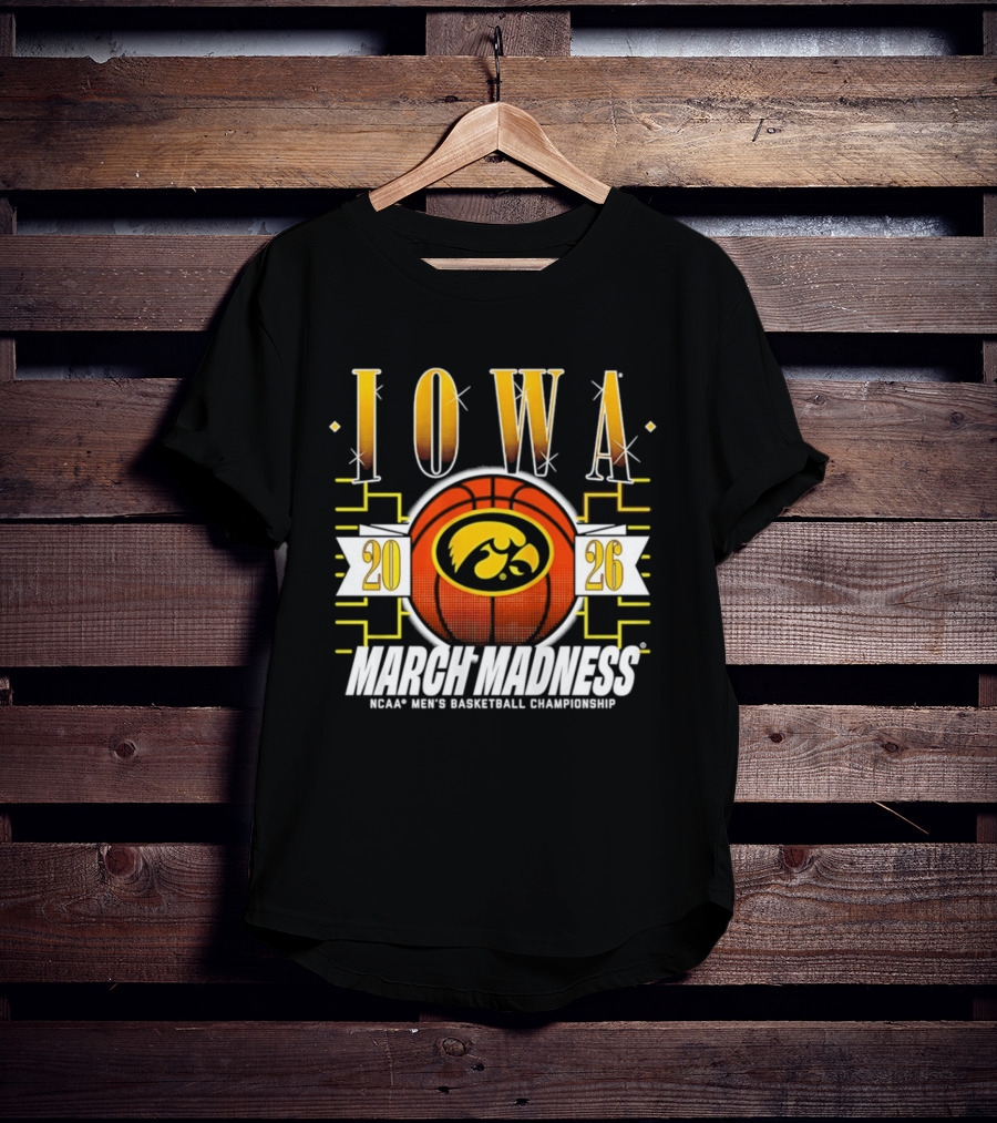 Iowa Hawkeyes 2026 NCAA Men's Basketball Championship March Madness T-Shirt