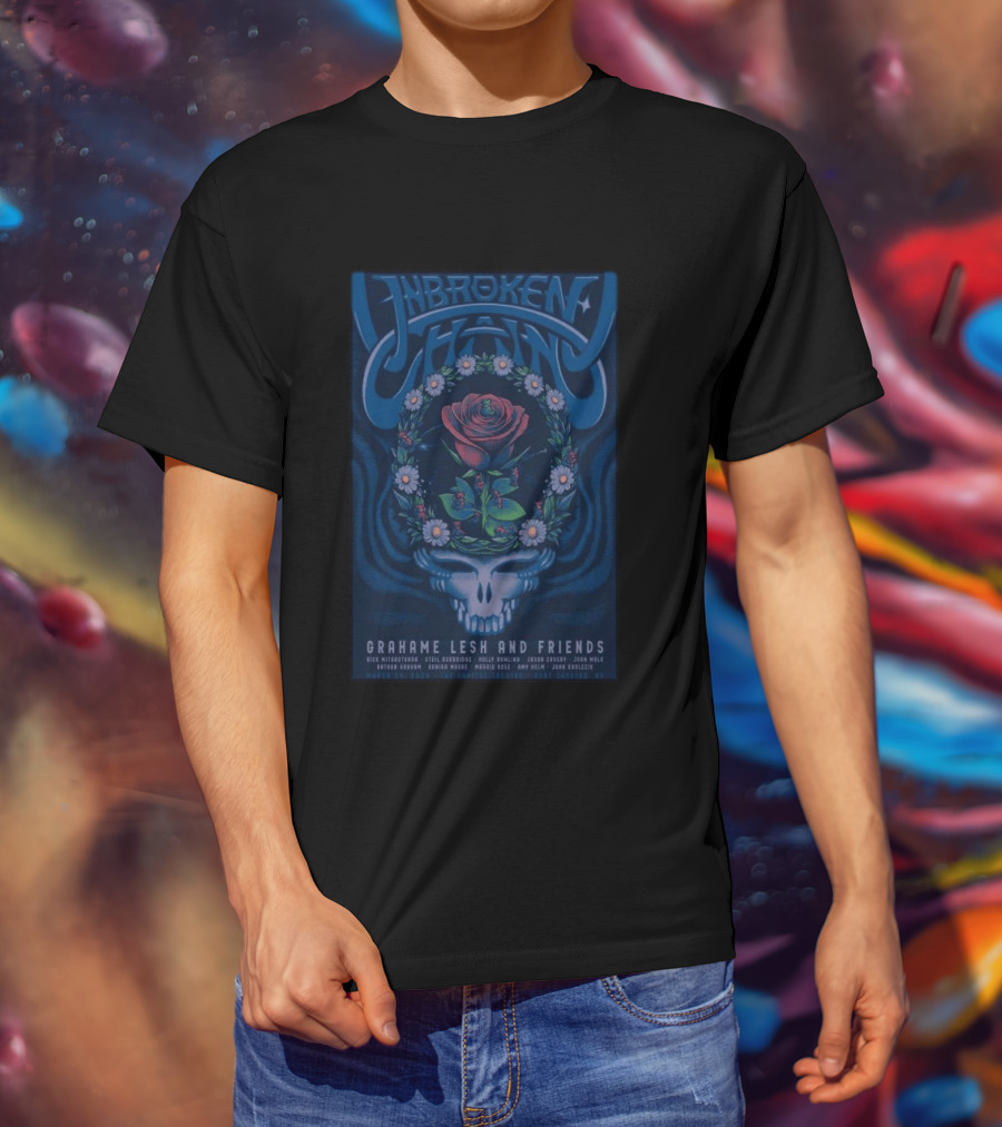 Unbroken Chain Grahame Lesh And Friends Port Chester NY March 14 2026 Capitol Theatre Tour T-Shirt