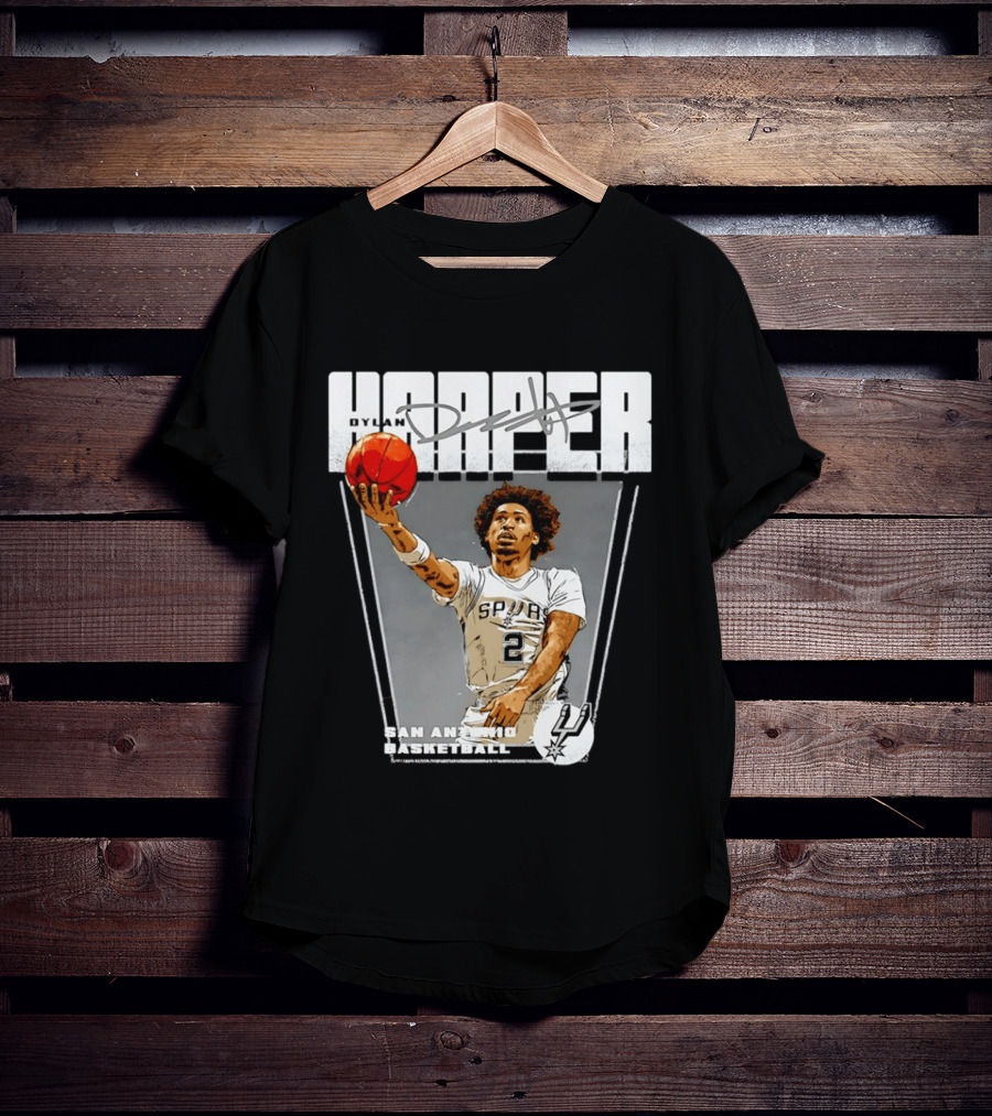 Dylan Harper San Antonio Spurs Basketball Premiere T-Shirt