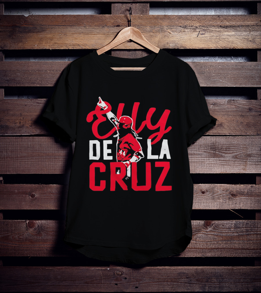 Elly De La Cruz Cincinnati Reds 44 Handcrafted Superstar T-Shirt