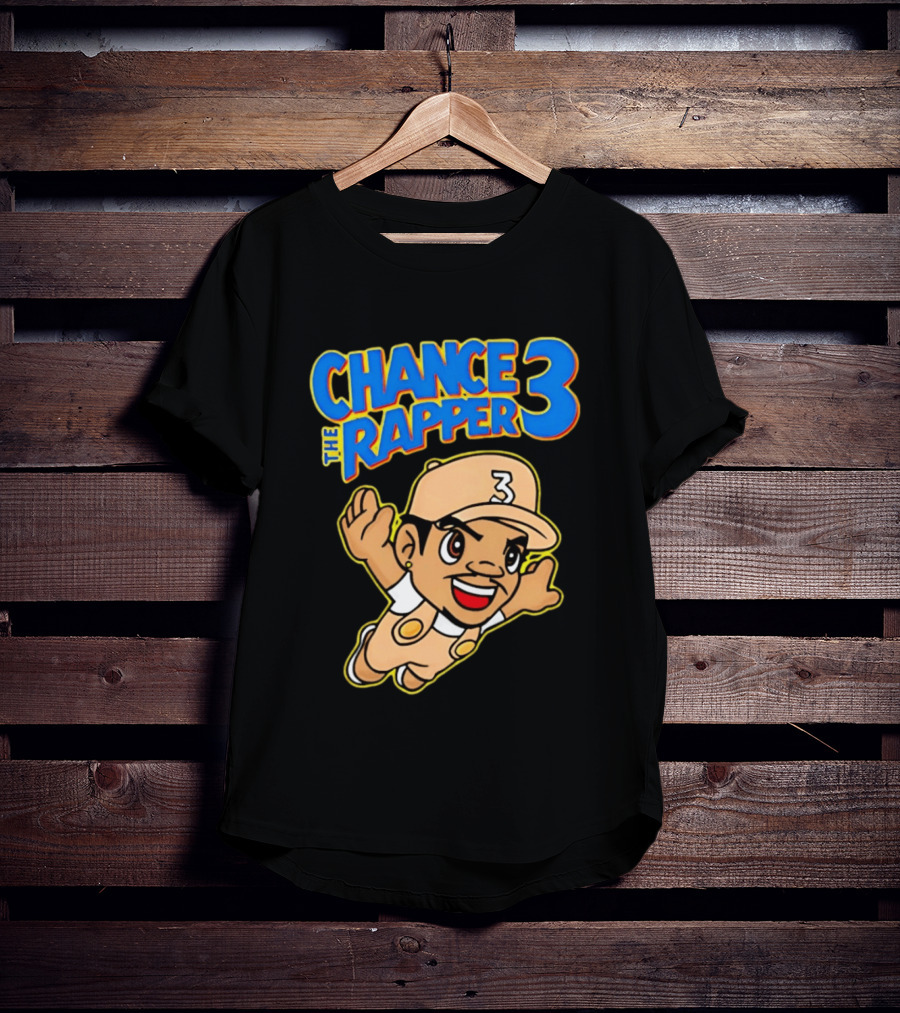Chance The Rapper Super Mario 3 Character Mashup T-Shirt