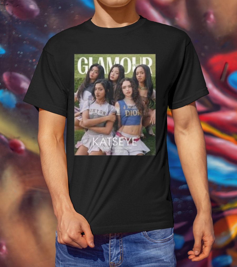 Glamour Latinoamérica Katseye Dior Boston Style Cover T-Shirt
