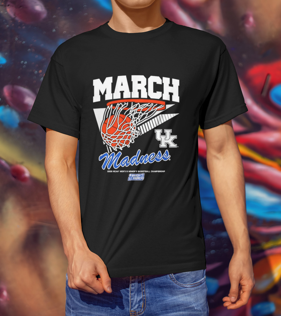 March Madness Kentucky Wildcats MBB WBB 2026 NCAA Basketball Championship T-Shirt