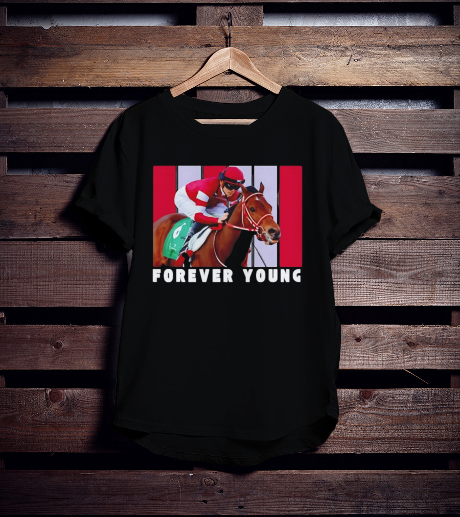 Forever Young Horse Racing Santa Anita T-Shirt