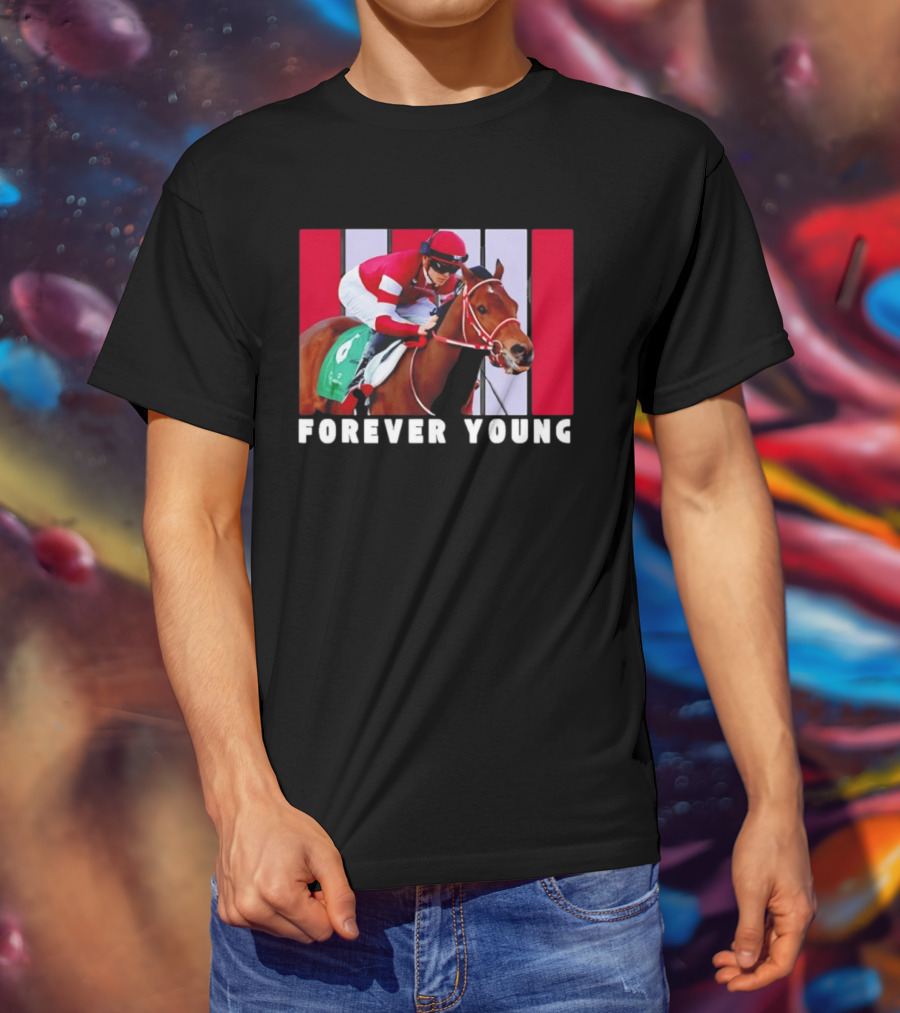 Forever Young Horse Racing Santa Anita T-Shirt