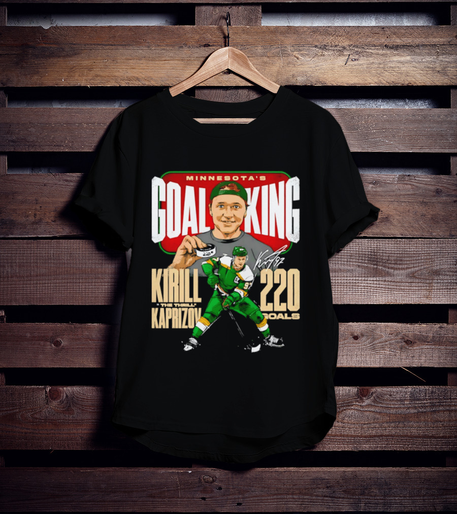 Minnesota's Goal King Kirill Kaprizov 220 Goals T-Shirt