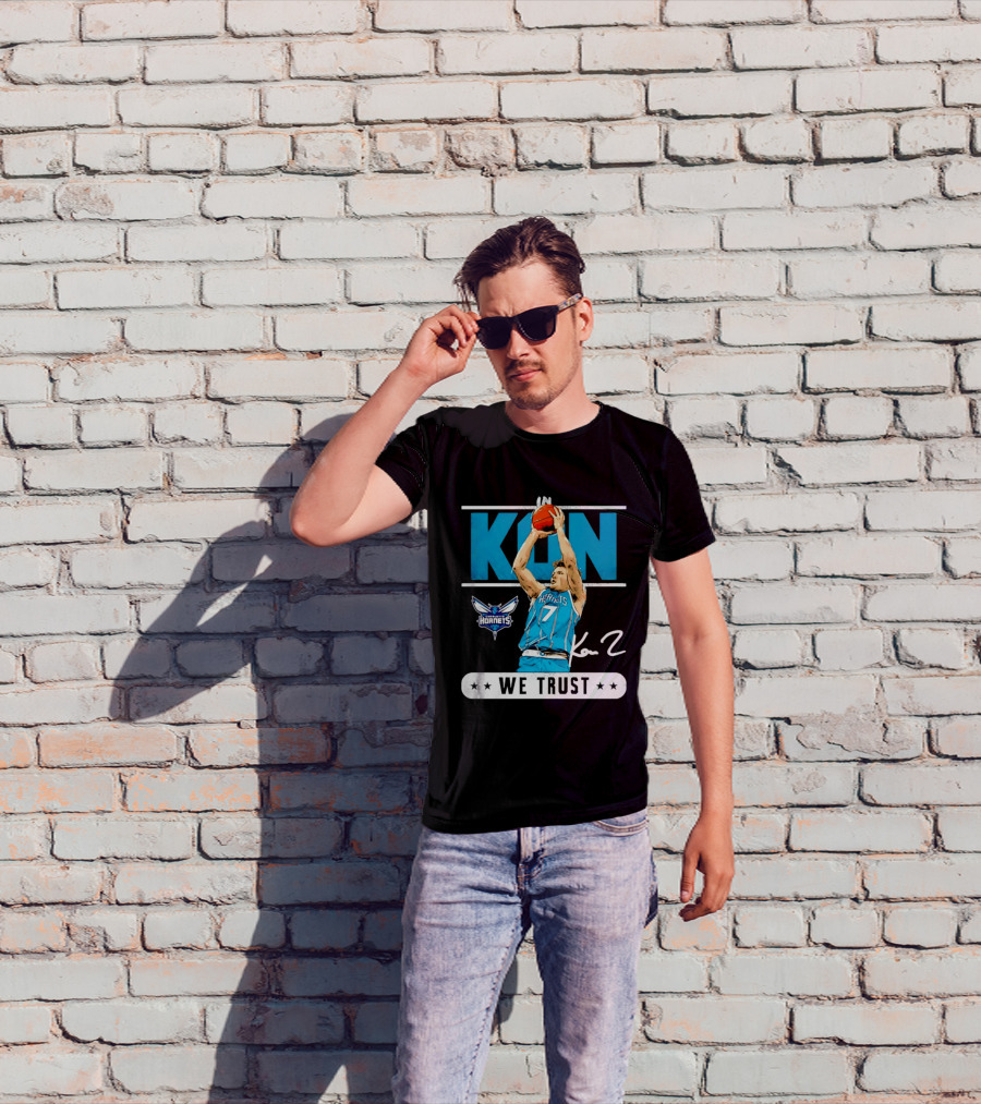Kon Knueppel Charlotte Hornets Basketball We Trust T-Shirt
