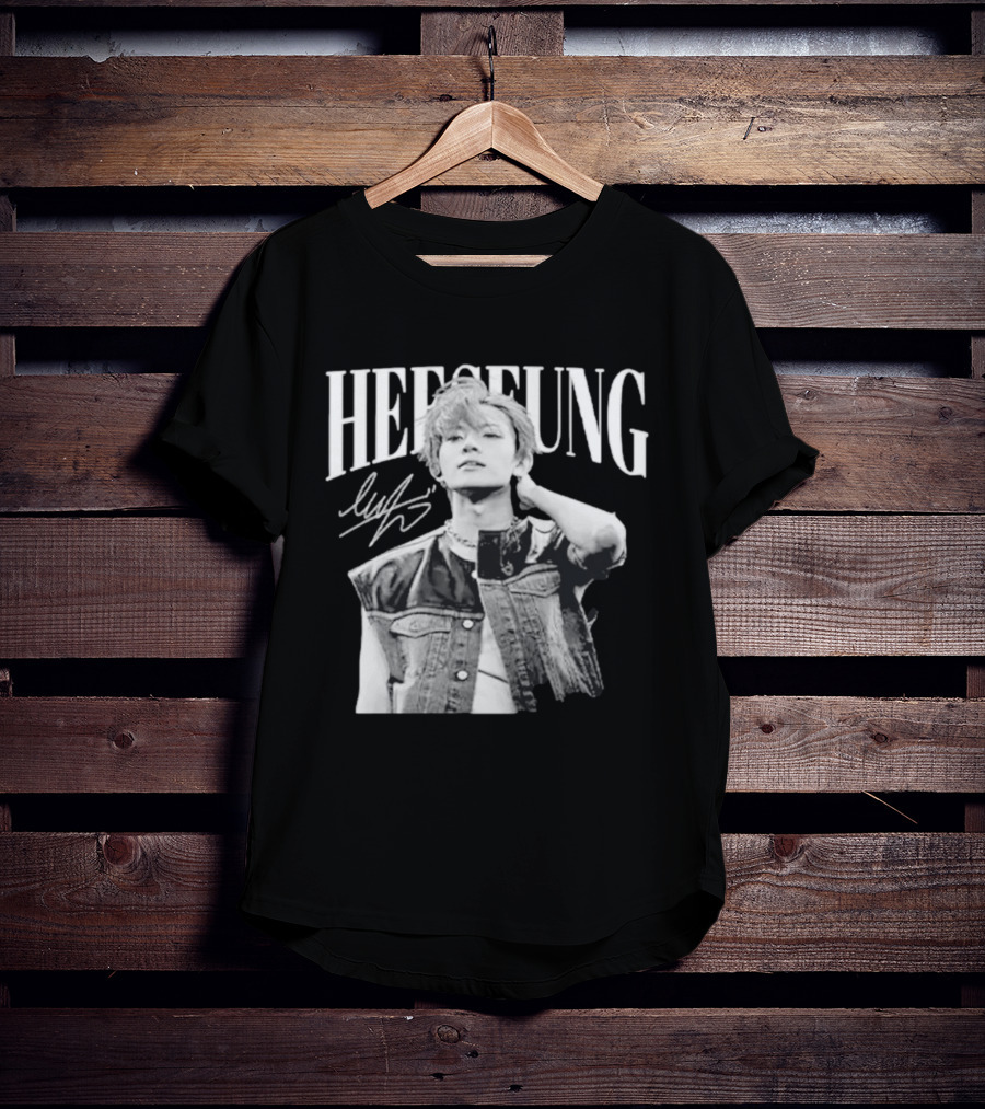 Heeseung Signature Denim T-Shirt