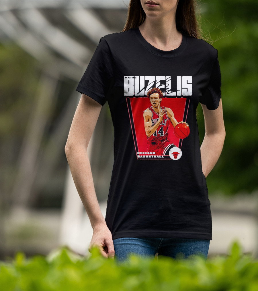 Matas Buzelis Chicago Basketball Bulls 14 T-Shirt