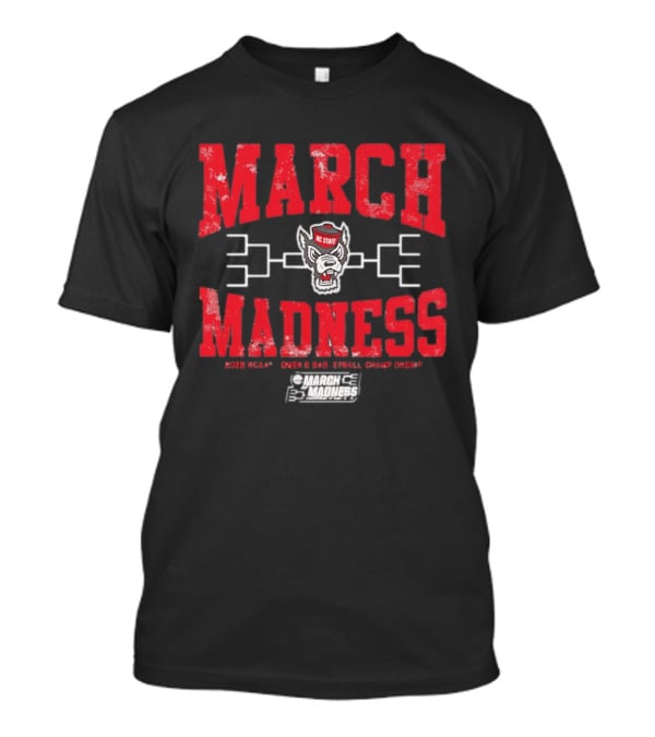 NC State Wolfpack March Madness 2026 Bracket Challenge T-Shirt
