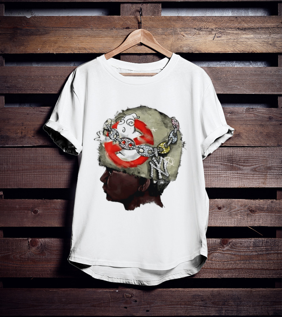 Swag Stealer Album Ghostbusters Chain Art NY Yankees T-Shirt