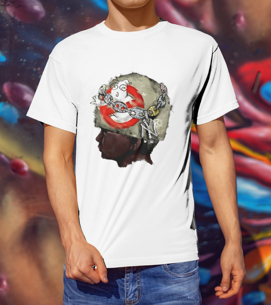 Swag Stealer Album Ghostbusters Chain Art NY Yankees T-Shirt