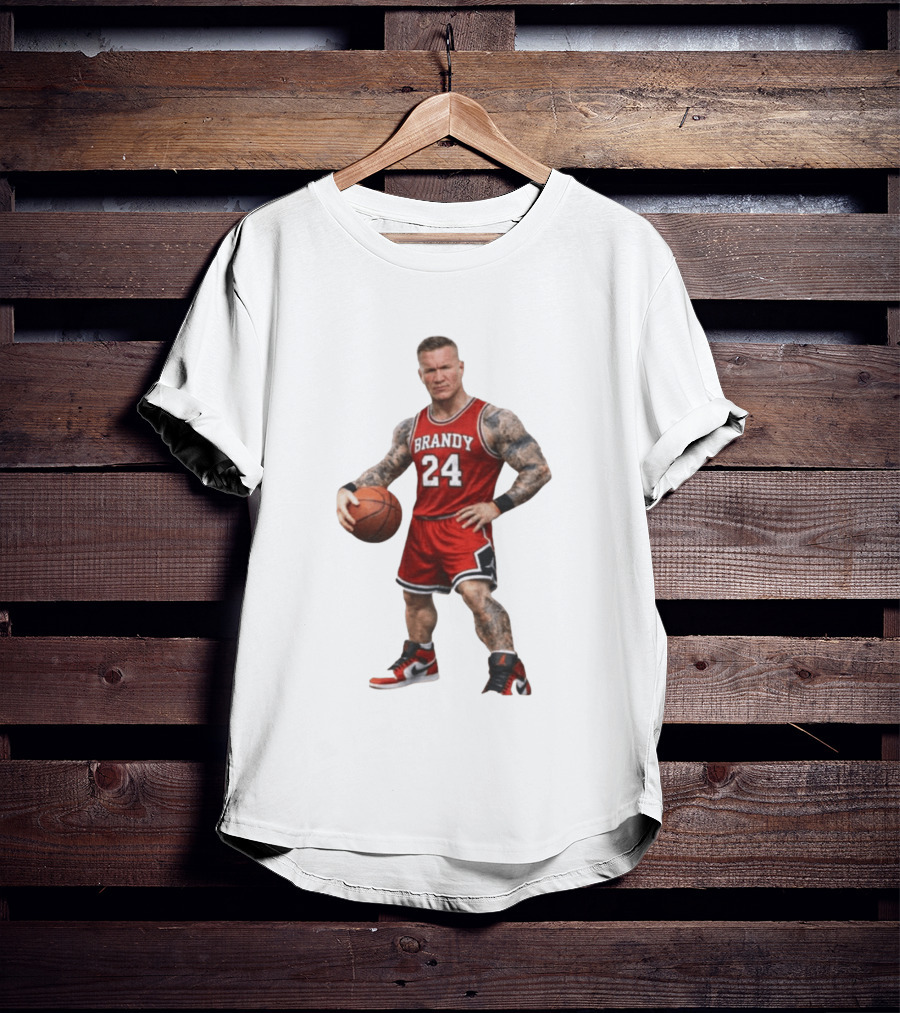 Brandy 24 Basketball Player Jordan Style Tattooed Athlete T-Shirt