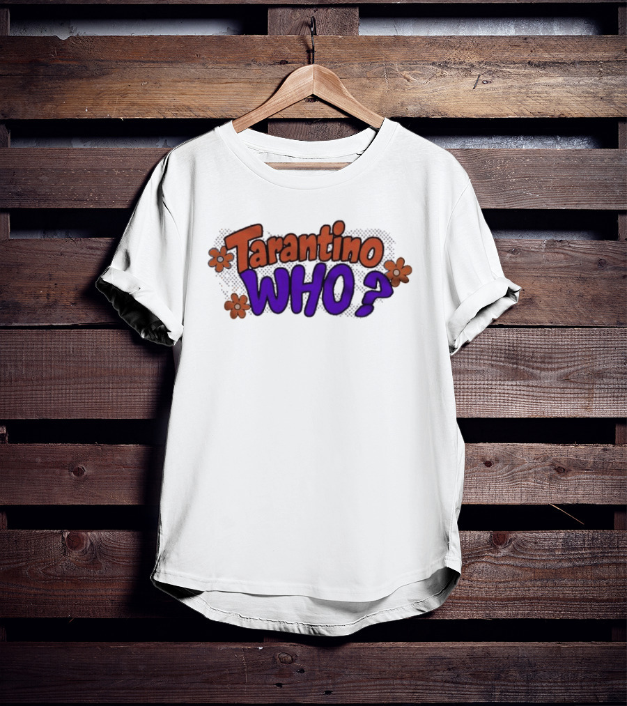 Tarantino Who Retro Groovy Flowers T-Shirt