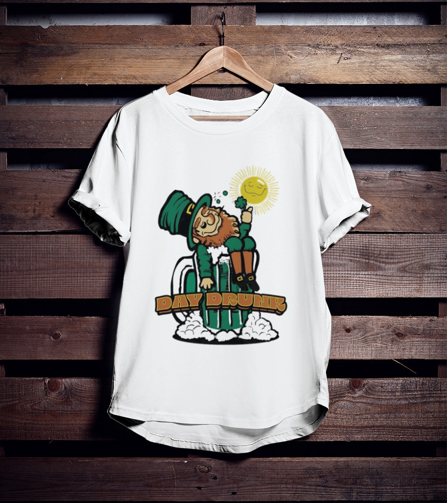 Day Drunk Leprechaun St. Patrick's Day Funny Irish Celebration T-Shirt