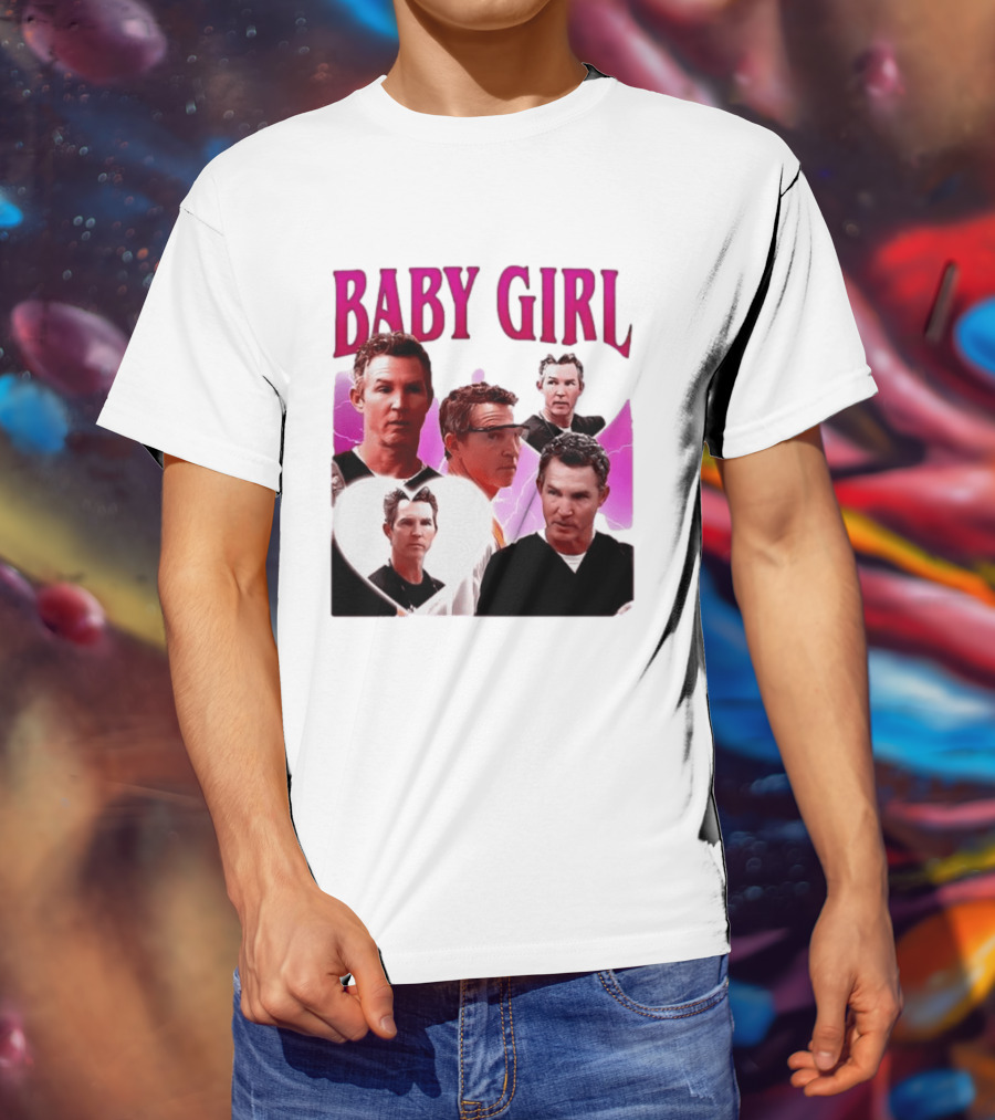BABY GIRL Dr. Jack Abbot Collage Fashion Trend T-Shirt