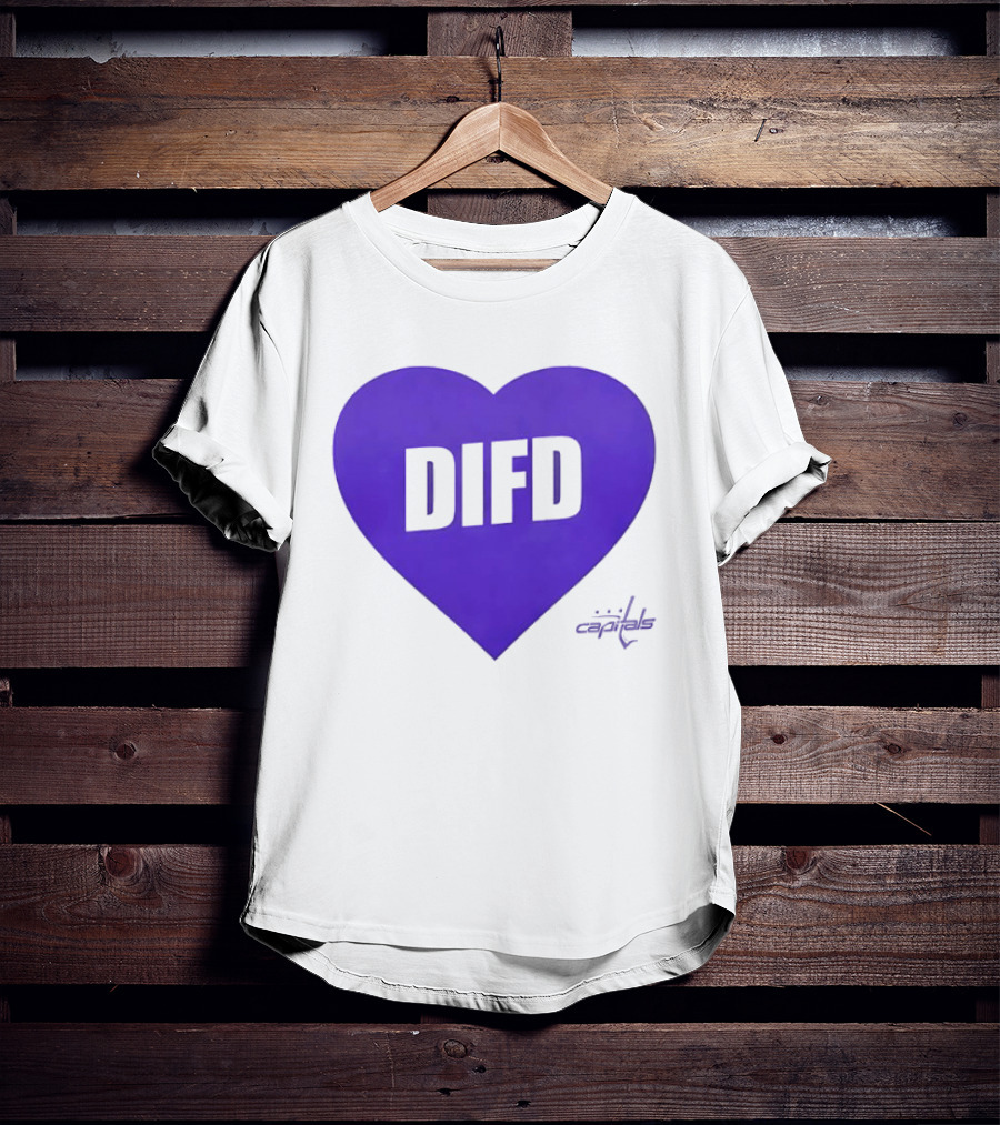 Washington Capitals DIFD Purple Heart T-Shirt