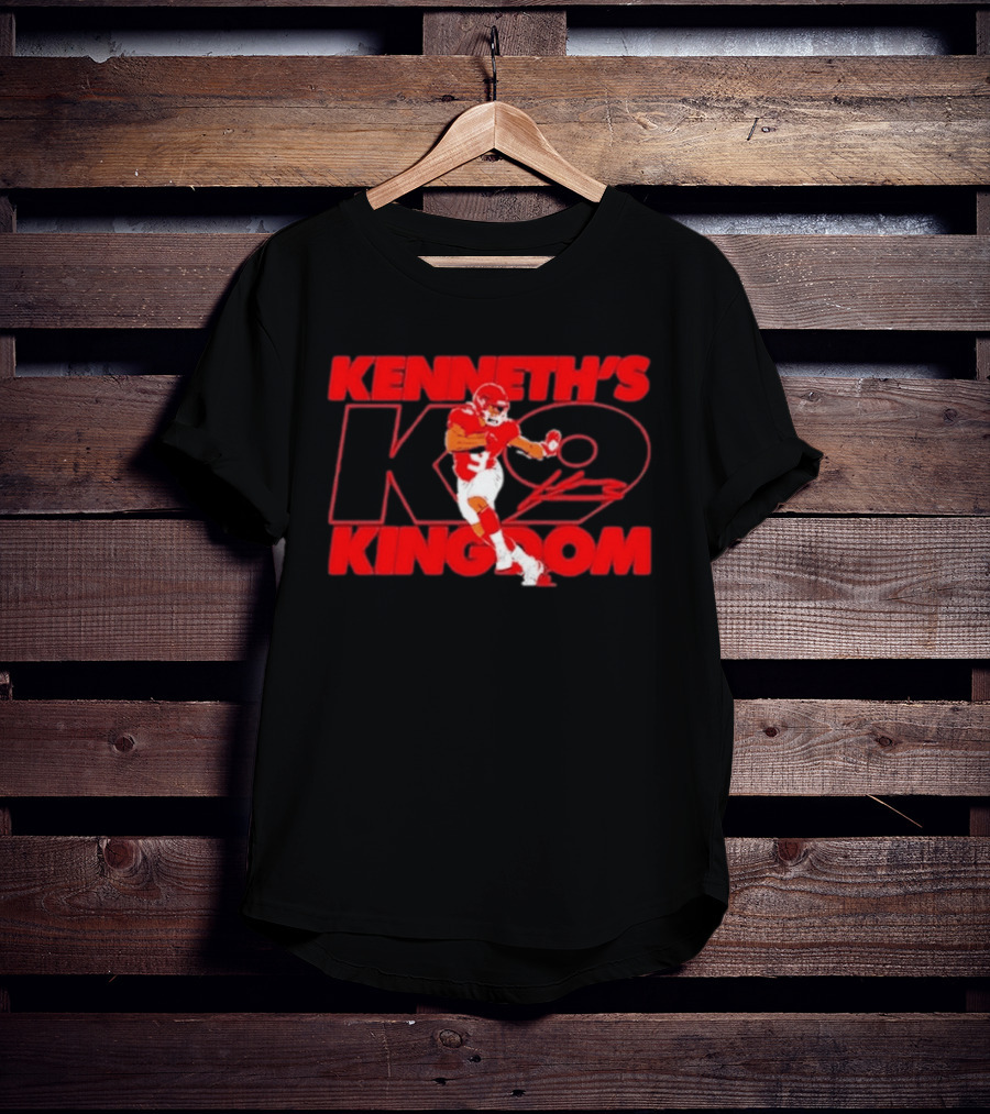Kenneth's K9 Kingdom Kansas City Chiefs Football Player T-Shirt