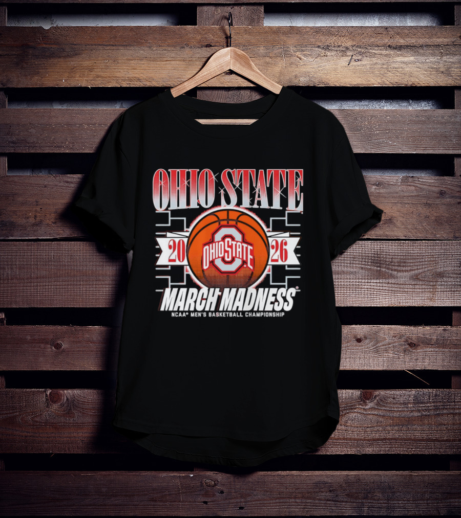 Ohio State Buckeyes 2026 March Madness NCAA Men's Basketball Championship T-Shirt