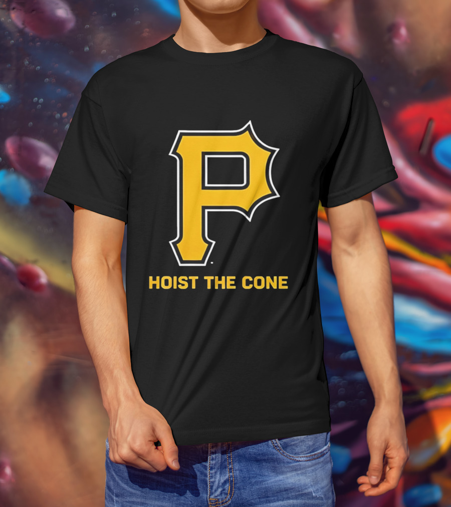 Pittsburgh P Hoist The Cone T-Shirt