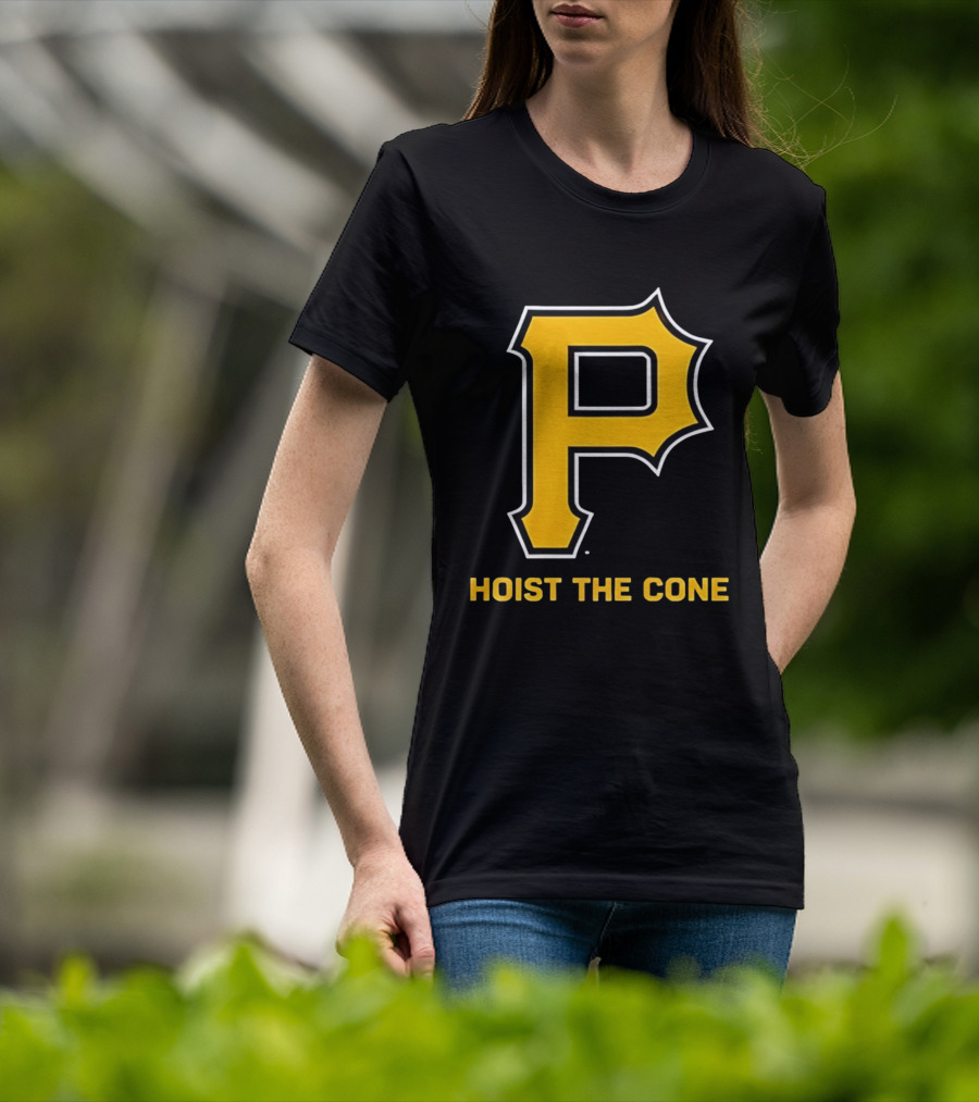 Pittsburgh P Hoist The Cone T-Shirt
