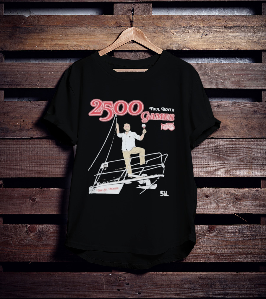 2500 Games Paul Boyer The St. Marie T-Shirt