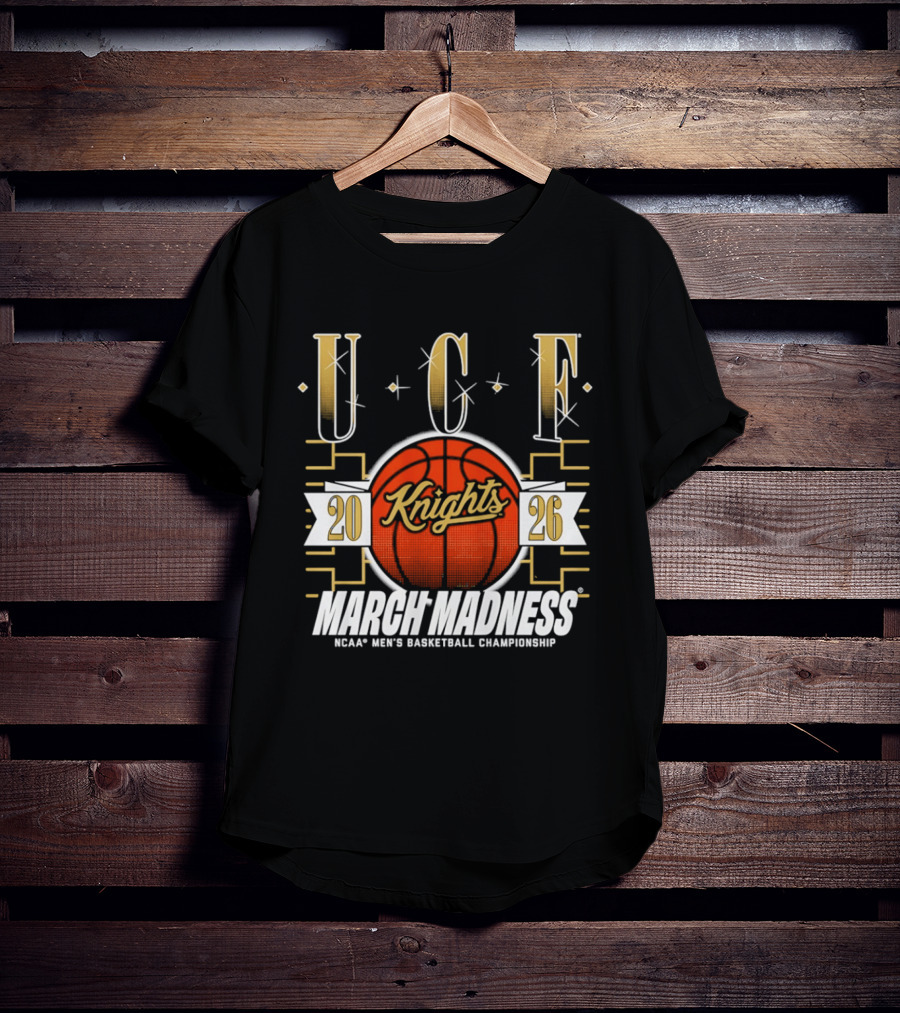 UCF Knights 2026 March Madness NCAA Men's Basketball Championship T-Shirt