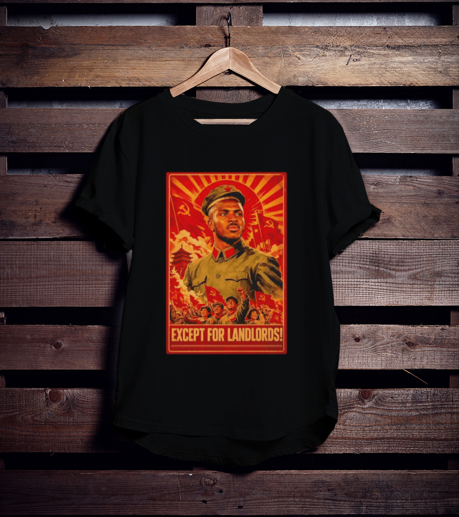 Victor Osimhen Propaganda Style Except For Landlords T-Shirt