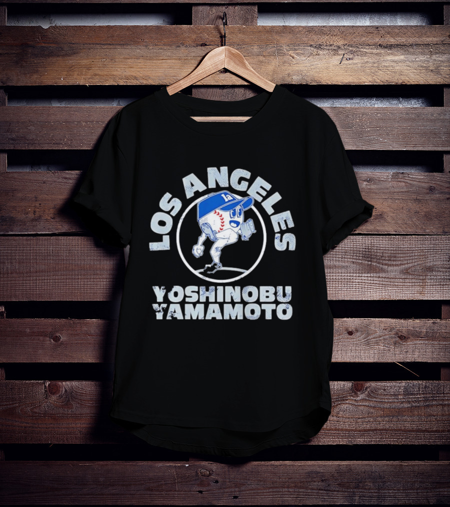 Los Angeles Dodgers Yoshinobu Yamamoto MLB Baseball Buddies T-Shirt