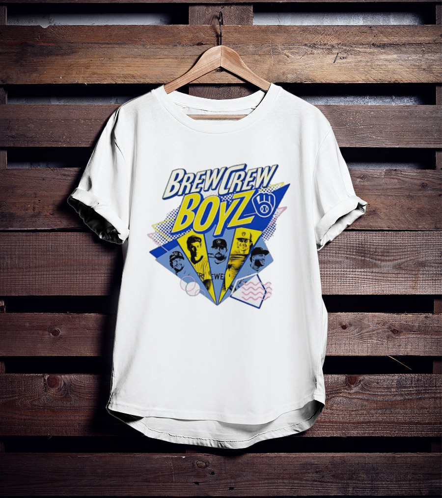 Brew Crew Boyz 2026 Brewers Night Baseball Icons Celebration T-Shirt
