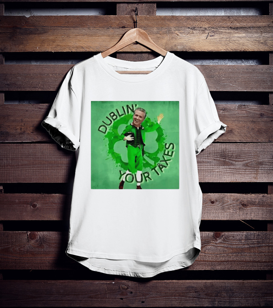 Gavin Newsom Dublin Your Taxes Leprechaun St Patrick's Day T-Shirt