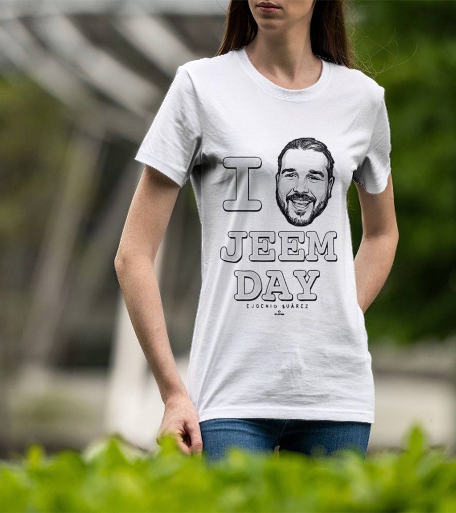 I Love Jeem Day Eugenio Suarez Cincinnati Big Head T-Shirt