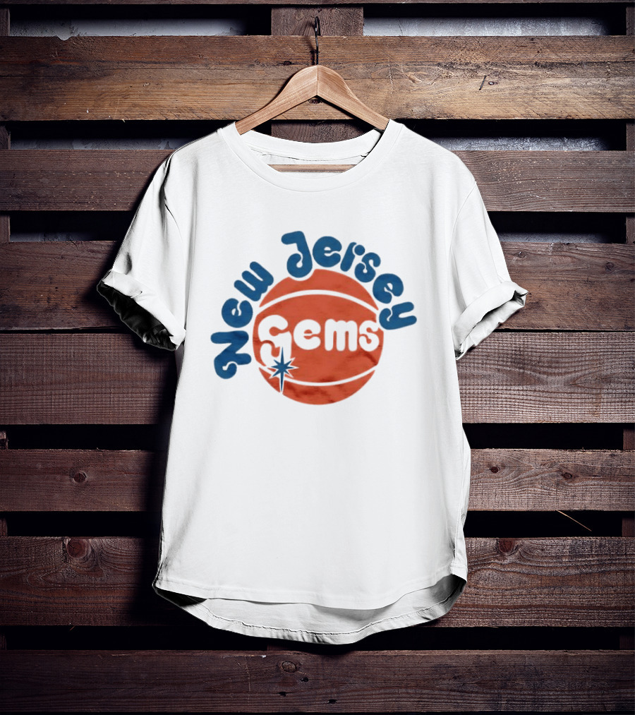 New Jersey Gems Basketball Vintage WPBL T-Shirt