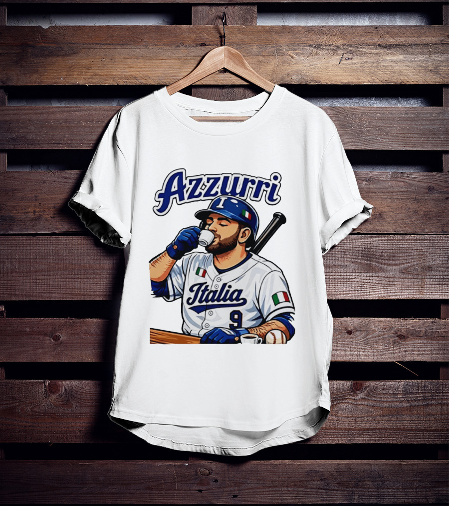 Italia Azzurri WBC Baseball Vinnie Pasquantino 2026 T-Shirt