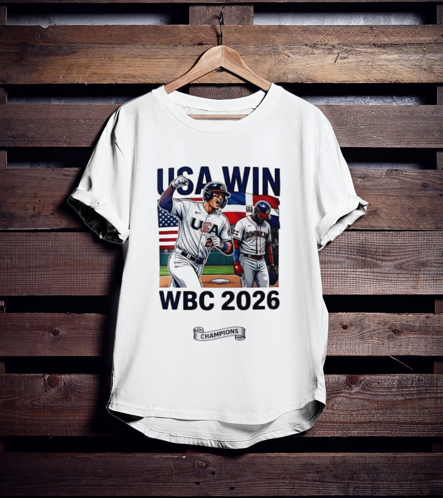 USA Win Over Dominican WBC 2026 Champions T-Shirt