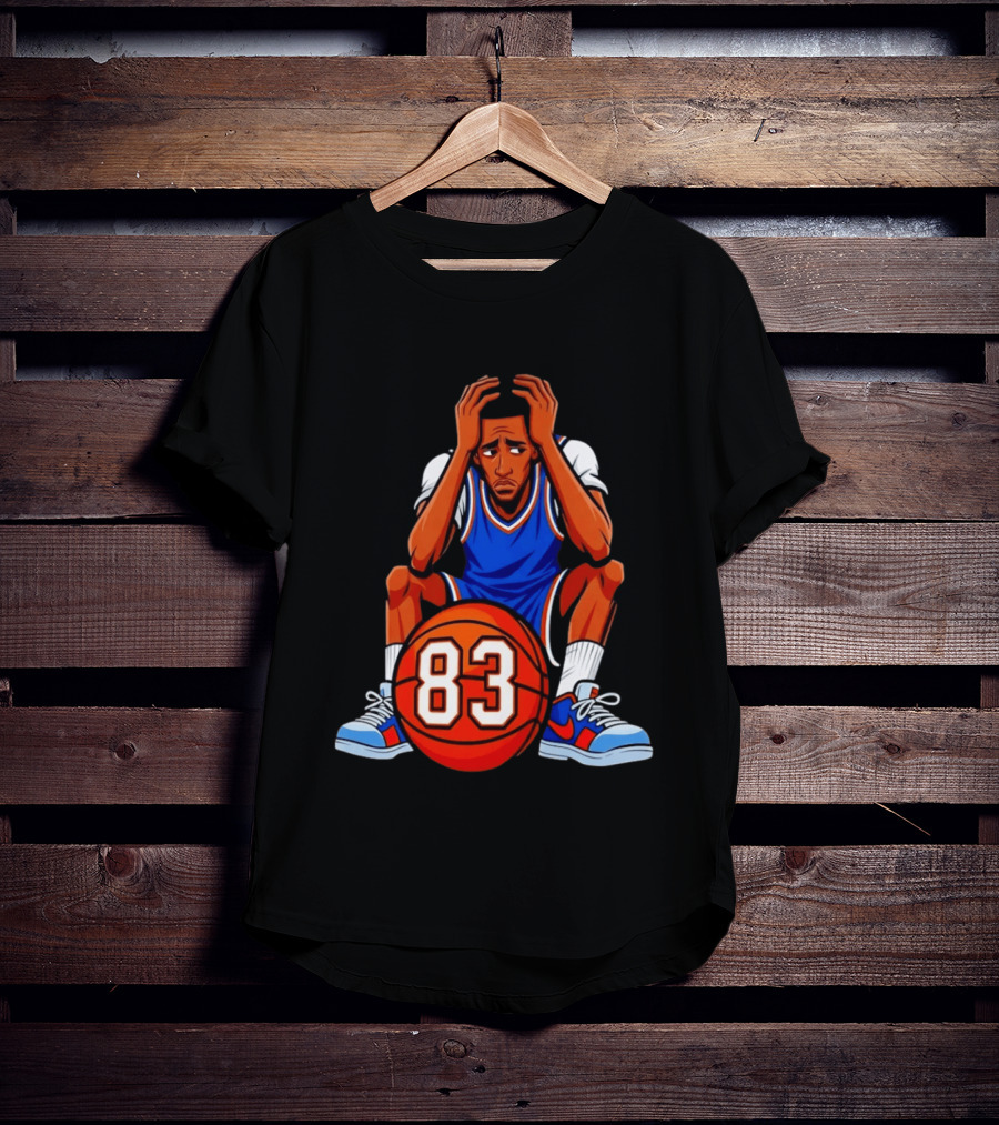 Bam Adebayo 83 Miami Heat Performance Caricature T-Shirt