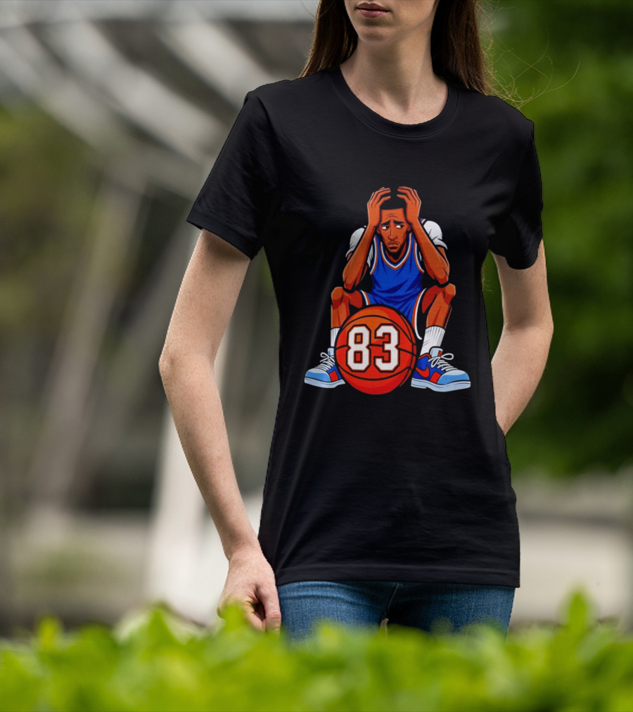 Bam Adebayo 83 Miami Heat Performance Caricature T-Shirt