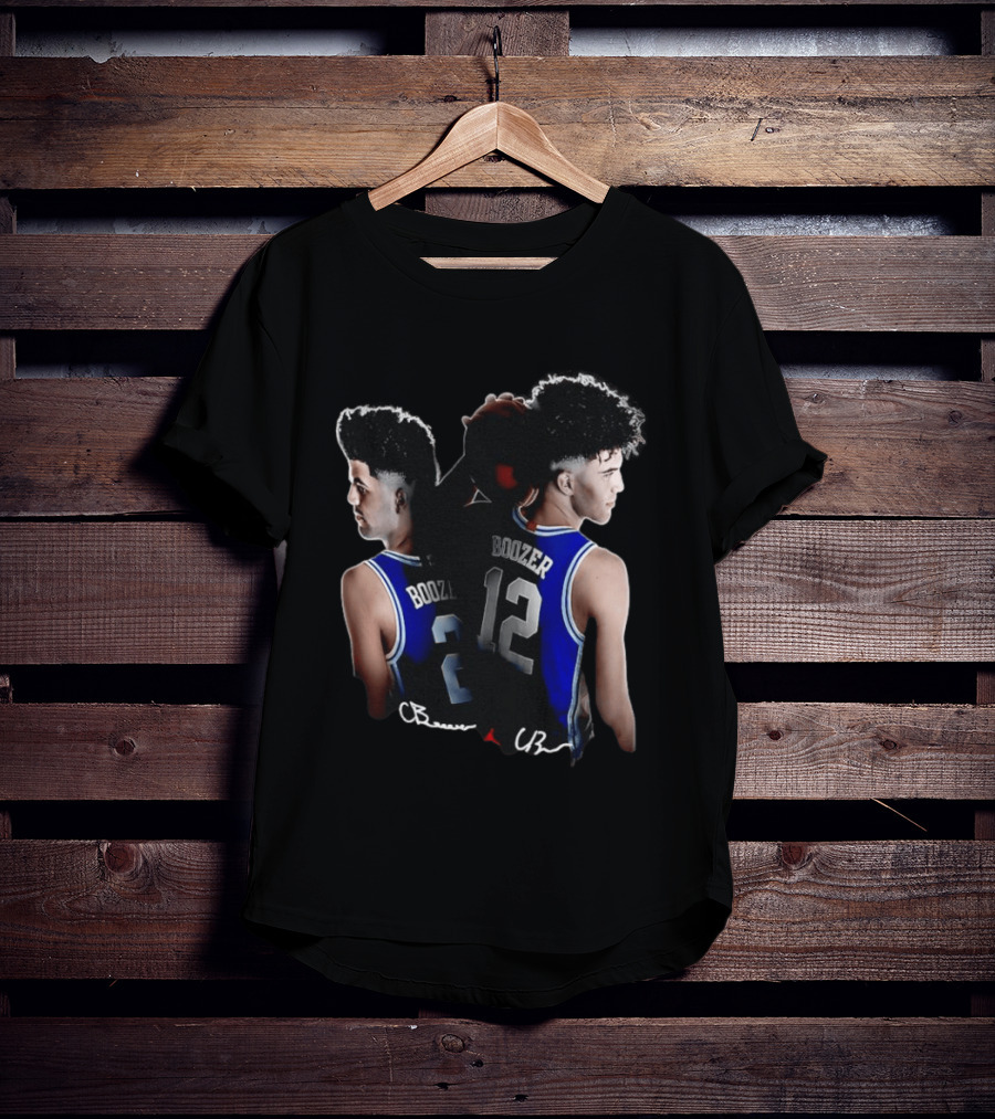 Cayden Boozer 2 Cameron Boozer 12 Jordan Basketball CB Identities T-Shirt