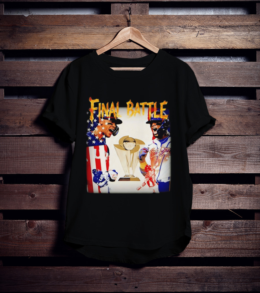 Final Battle USA Venezuela World Baseball Classic 2026 Championship Showdown T-Shirt