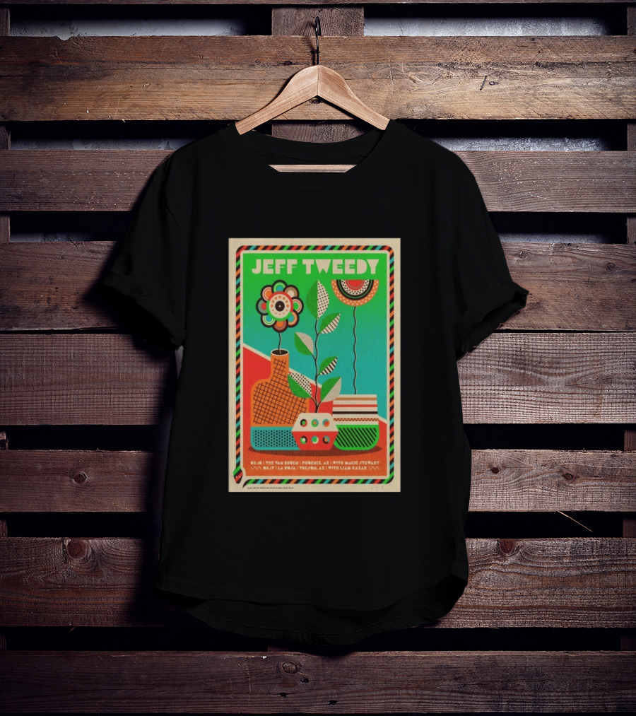 Jeff Tweedy La Rosa Tucson March 17 2026 With Liam Kazar T-Shirt
