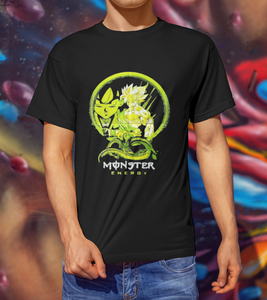 Songoku Dragon Ball Monster Energy Shenron Fusion T-Shirt