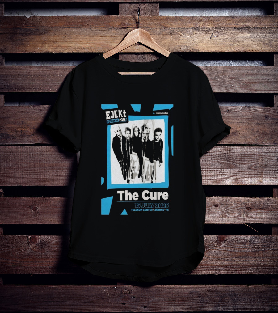 EJEKT Festival 2026 The Cure 15 July Telekom Center Athens T-Shirt