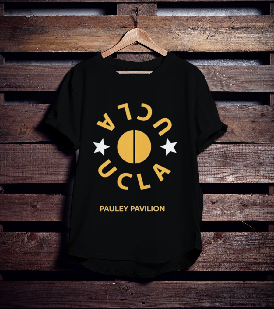 UCLA Pauley Pavilion Basketball Two Stars T-Shirt