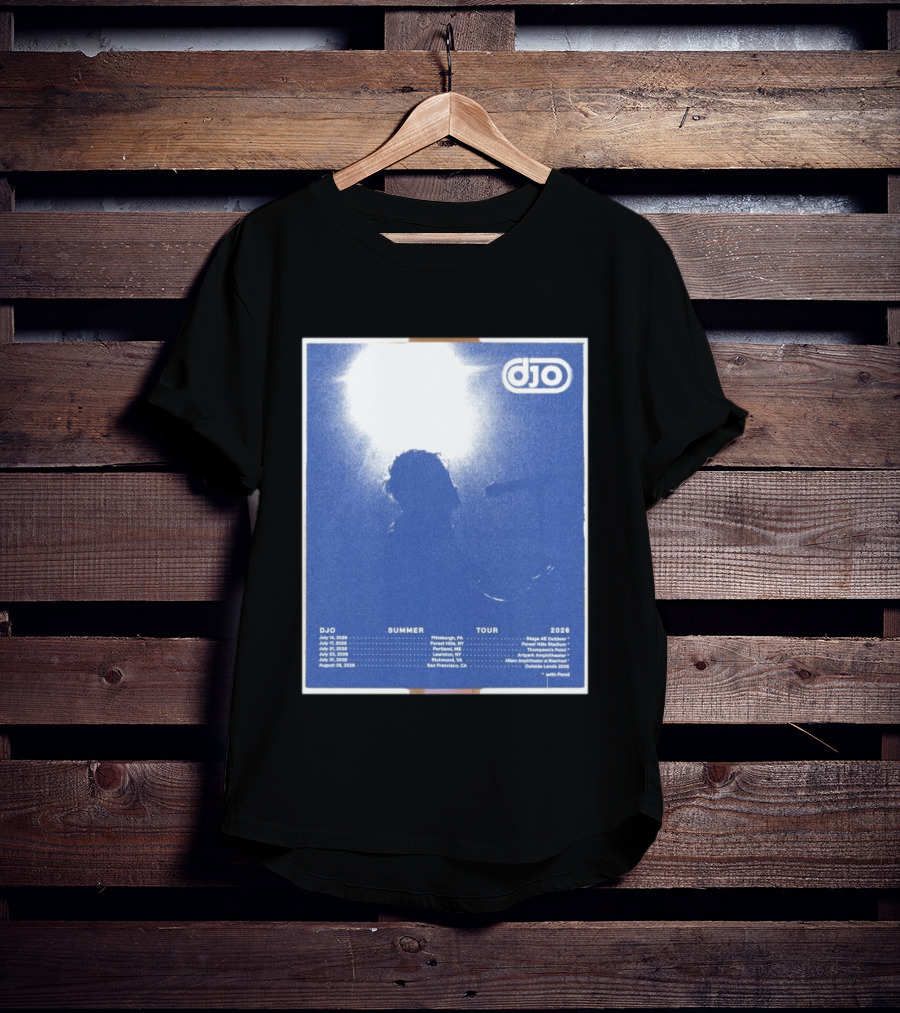 Djo Summer Tour 2026 Pittsburgh New York New Haven Louisville Milwaukee San Francisco T-Shirt