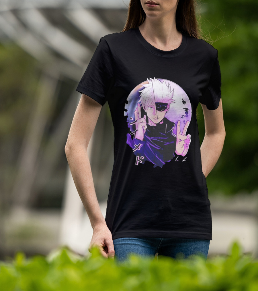 Gojo Satoru Jujutsu Kaisen Mystical Warrior Moon Anime Aesthetic T-Shirt