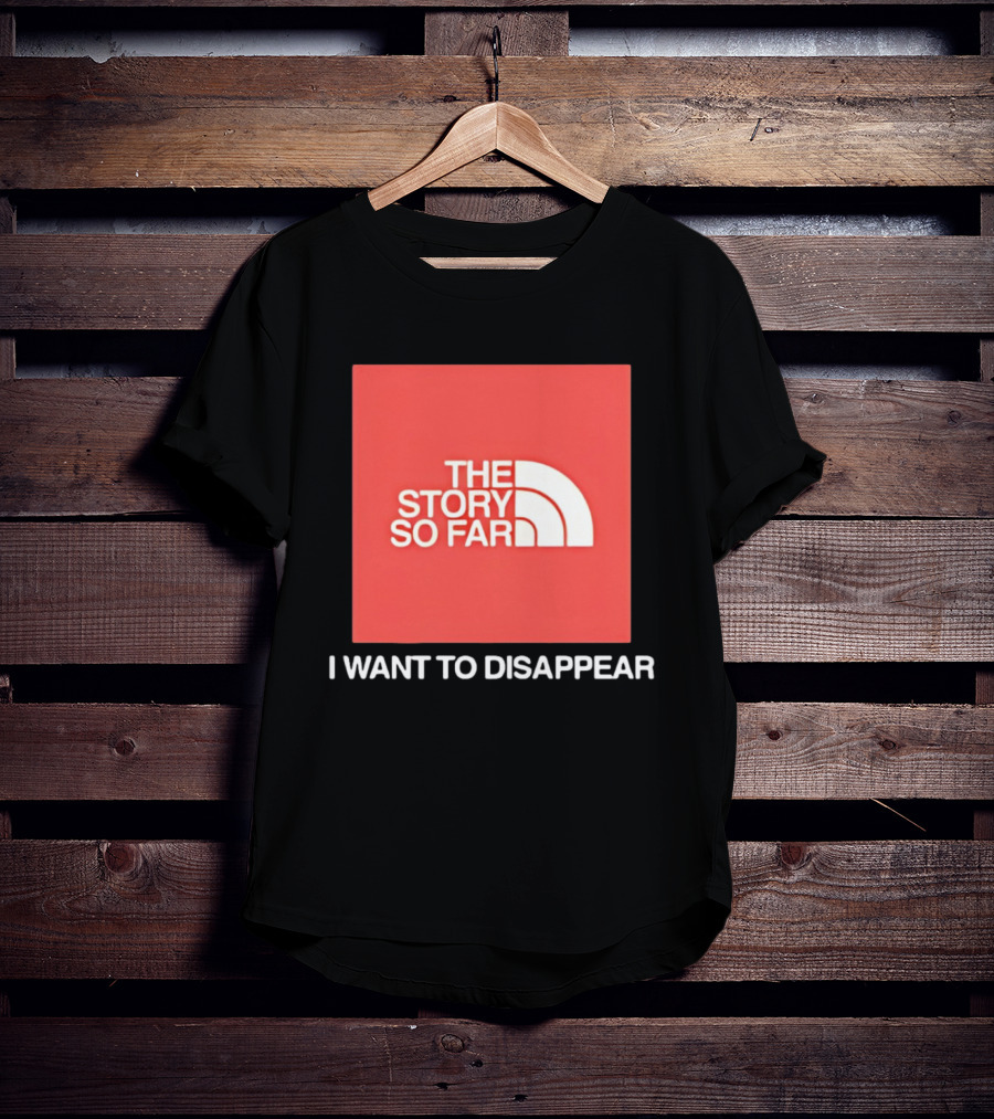The Story So Far I Want To Disappear Red And White T-Shirt
