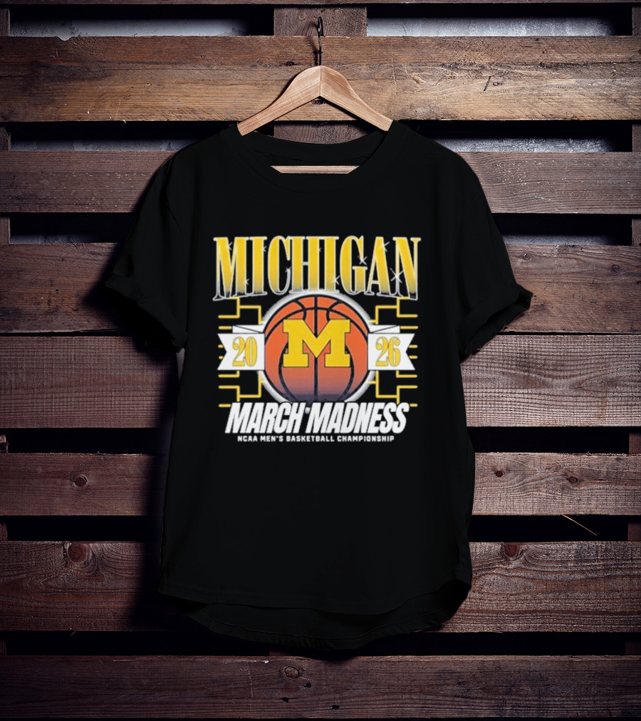 Michigan 2026 March Madness NCAA Men's Basketball Championship T-Shirt