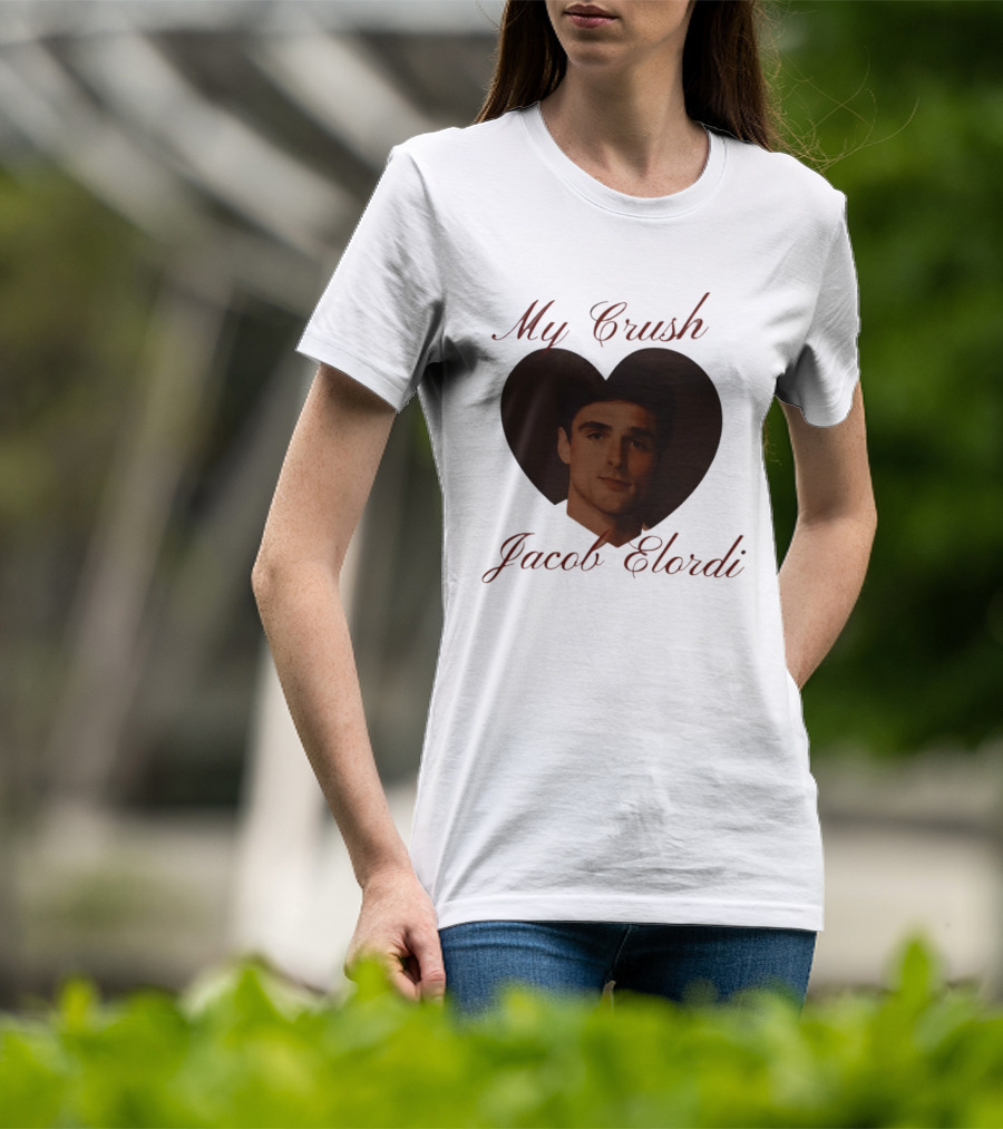My Crush Jacob Elordi Heart T-Shirt